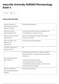 Maryville NURS 615 Pharm Exam 2 & 4 Compilation bulk 