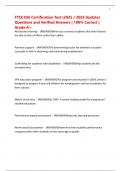 FTCE ESE Certification Test &lpar;2025 &sol; 2026 Update&rpar; Questions and Verified Answers &vert; 100&percnt; Correct &vert; Grade A&plus;