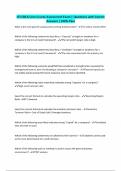 CFI CBCA Core Course Assessment Exam &vert; Questions with Correct Answers &vert; 100&percnt; Pass
