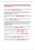 World History Final Exam QUESTIONS AND WELL ELABORATED  ANSWERS &lpar;MOST TESTED QUESTIONS WITH VERIFIED ANSWERS&rpar;  LATEST  UPDATES