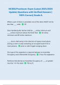 NCIDQ Practicum&colon; Exam &lpar;Latest 2025&sol;2026 Update&rpar; Questions with Verified Answers &vert; 100&percnt; Correct&vert; Grade A&period;