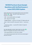 NCIDQ Practicum Exam Sample Questions with Verified Answers &vert; Latest 2025&sol;2026 Update&period;