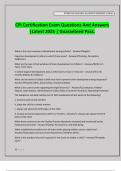 CPI Certification Exam Questions And Answers &vert;Latest 2025 &vert; Guaranteed Pass&period;