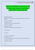 CWB Level 2 Module 5 Power Sources for Welding&period; Exam Questions And Answers &vert;Latest 2025 &vert; Guaranteed Pass&period;