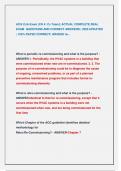 ACG CxA Exam &lpar;CH 4&colon; Cx Team&rpar;&vert; ACTUAL COMPLETE REAL  EXAM QUESTIONS AND CORRECT ANSWERS &vert; 2025 UPDATED  &vert; 100&percnt; RATED CORRECT&vert; GRADED A&plus;&period;