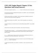 CDX-ASE Engine Repair Chapter 23 Test Questions And Actual Answers&period;