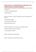 PGDL Contract Law 2024&sol;2025 Exam Questions and Verified Answers &vert; Already Graded A&plus;
