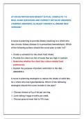 ATI RN NUTRITION NGN NEWEST ACTUAL COMPLETE 110  REAL EXAM QUESTIONS AND CORRECT DETAILED ANSWERS  &lpar;VERIFIED ANSWERS&rpar; &vert;ALREADY GRADED A&plus;&vert;&vert;BRAND NEW  VERSION&excl;&excl; 