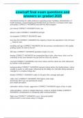cow&sol;calf final exam questions and answers a&plus; graded 2025
