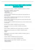 Cow-calf Final Exam With 100&percnt; Verified Solutions 2025