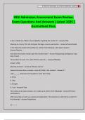 HESI Admission Assessment Exam Review&period; Exam Questions And Answers &vert;Latest 2025 &vert; Guaranteed Pass&period;