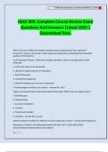 IAAO 300&colon; Complete Course Review Exam Questions And Answers &vert;Latest 2025 &vert; Guaranteed Pass&period;