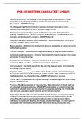 PHB-301 MIDTERM EXAM LATEST UPDATE 