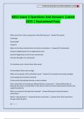 N351 Exam 2 Questions And Answers &vert;Latest 2025 &vert; Guaranteed Pass&period;