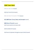 QME Exam Bank &ndash; Verified questions and answers for 2025&sol;2026&period; Complete prep resource to help you practice&comma; review&comma; and succeed on the QME certification exam&period;