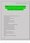 PMHNP board exam non-pharmacological treatment Exam Questions And Answers &vert;Latest 2025 &vert; Guaranteed Pass&period;