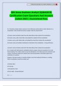 Qlik Sense Business Analyst &lpar;QSBA2019&rpar; Certification Exam Questions And Answers &vert;Latest 2025 &vert; Guaranteed Pass&period;