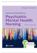 Test bank - townsend-s psychiatric mental health nursing&comma; 10th edition &lpar;morgan&comma; 2025&rpar; &vert; LATESST VERSION