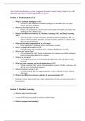 WGU D429 Introduction to AI for Computer Scientists &vert; Study Guide &vert; Explore New 100 Questions and Answers&vert; 2025 Update&vert;100&percnt; Correct&period;