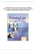 Test Bank for Primary Care&colon; The Art and Science of Advanced Practice Nursing&comma; 6th Edition &vert; Debera J&period; Dunphy &vert; ISBN&colon; 9781719644655 &vert; Chapters 1&ndash;82 &vert; Updated 2025
