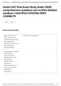 NASM CNC Final Exam Study Guide &lpar;2025&rpar; comprehensive questions and verified detailed solutions &lpar; MULTIPLE CHOICES&rpar; &vert;100&percnt; CORRECT&excl;&excl;