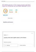 WGU D429 Introduction to AI for Computer Scientists &vert; Quiz Bank &vert; Explore New 270 Questions and Answers&vert;2025 Update&vert;100&percnt; Correct