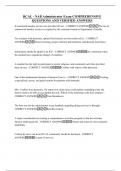 RCAL - NAB Administrator Exam COMPREHENSIVE QUESTIONS AND VERIFIED ANSWERS