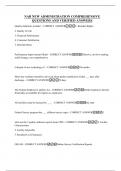 NAB NEW ADMINISTRATION COMPREHENSIVE QUESTIONS AND VERIFIED ANSWERS