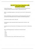 biol 227 Final Exam Questions with Complete Answers