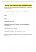 biol 227 Exam Questions with Complete Answers