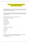biol 227 Exam Study Guide Questions with Complete Solutions