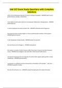 biol 227 Exam Study Questions with Complete Solutions
