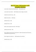 biol 227 Exam &vert;60 Questions with Complete Solutions