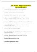 biol 227 Test Study Questions with Complete Solutions