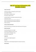 BUNDLE OF biol 227 lab  EXAMS&vert; LATEST UPDATE QUESTIONS& ANSWERS