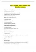BUNDLE OF biol 227 EXAMS&vert; LATEST UPDATE QUESTIONS & ANSWERS
