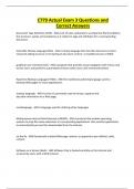 C779 Actual Exam 3 Questions and Correct Answers