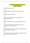 C779 Exam Questions and Correct Answers Rated A&plus;