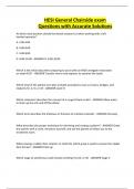 HESI General Chairside exam Questions with Accurate Solutions