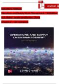 Solution Manual For Operations and Supply Chain Management&comma; 16th Edition by F&period; Robert Jacobs and Richard Chase&comma; Verified Chapters 1 - 22&comma; Complete Newest Version