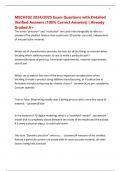 MECH502 2024&sol;2025 Exam Questions with Detailed Verified Answers &lpar;100&percnt; Correct Answers&rpar; &vert; Already Graded A&plus;