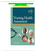 Test bank-NURSING HEALTH ASSESSMENT A CLINICAL JUDGEMENT APPROACH  4TH EDITION &sol;ALL CHAPTERS 1-30