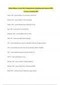 Tudors History A level AQA Comprehensive Questions and Answers 100&percnt; Accuracy &vert;Updated 2025