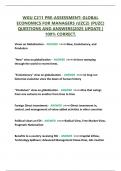WGU C211 PRE-ASSESSMENT&colon; GLOBAL ECONOMICS FOR MANAGERS &lpar;UZC2&rpar; &lpar;PUZC&rpar; QUESTIONS AND ANSWERS&vert;2025 UPDATE &vert; 100&percnt; CORRECT&period;