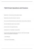 YQCA Exam Questions and Answers