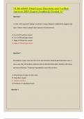 NURS 6560N Final Exam Questions and Verified Answers 2025 &lpar;Expert Feedback&rpar; Graded A&plus;