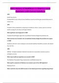 D393 History of Healthcare in America exam Questions with Correct Solutions