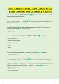Hass - Biomes &plus; wine UPDATED ACTUAL  Exam Questions and CORRECT Answers
