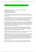 Indiana Navigator Certification test with complete solutions
