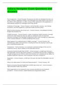 Indiana Navigator Exam Questions and Answers &sol; Graded A 